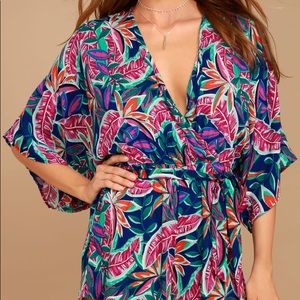 Hypnotized Purple Print Romper